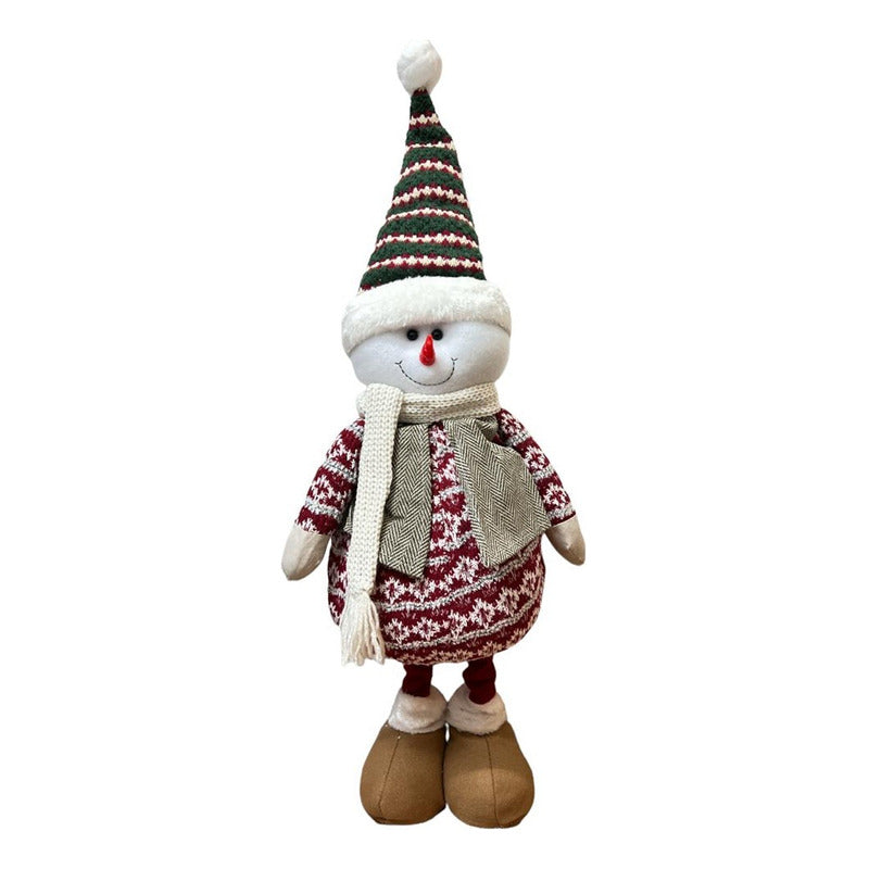 Muñecos De Navidad Muñecos Nieve Navideños Patas Largas
