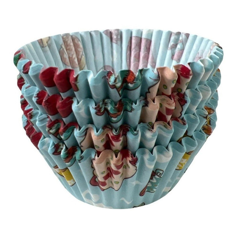 Pack 100 Capsulas Cupcakes 6 Cm Moldes De Papel Para Cupcak