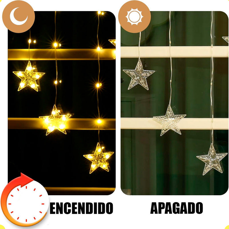 Luces Led Navidad Guirnalda Cortina Led Cascada Navideña
