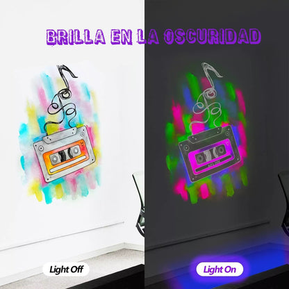 Pack X4 Luz Ultravioleta Luces Para Fiestas Barra Luz Negra