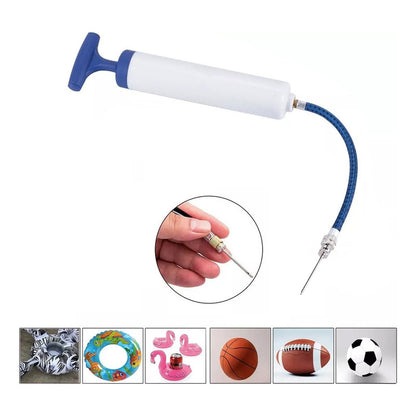 Inflador Manual Kit Deportivo Para Inflar Balon Mini Bombin