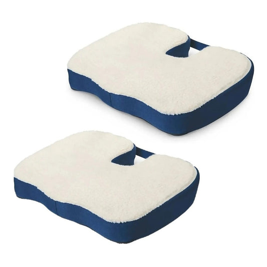 Pack X2 Cojin Lumbar Cojin Silla Oficina Cojin Espalda Ortop