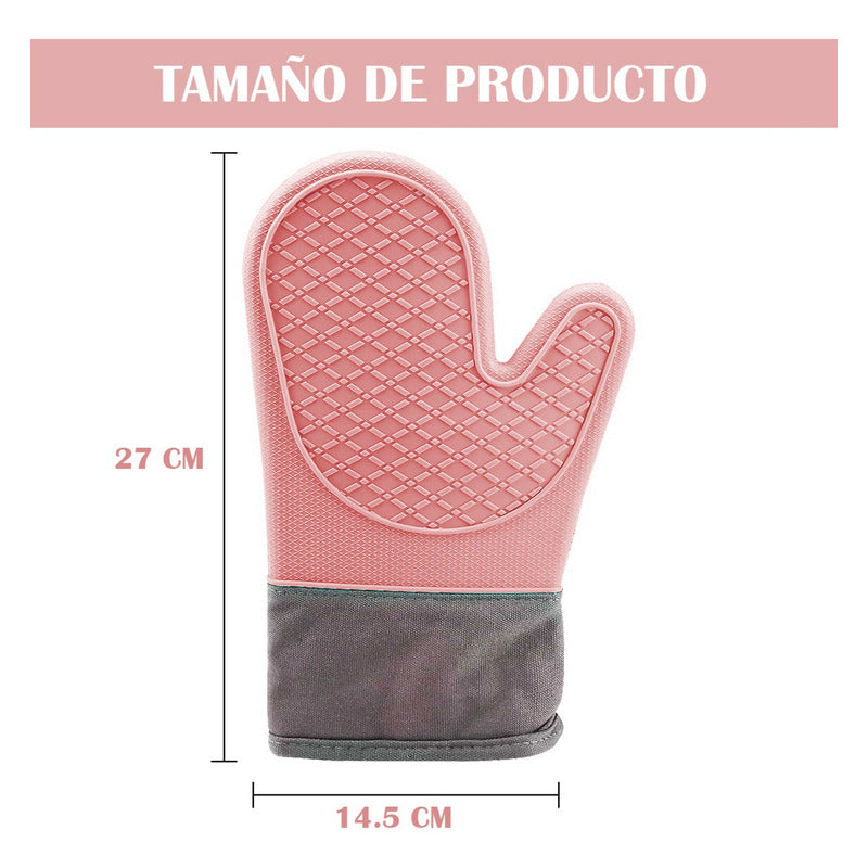 Guantes Para Horno Toma Ollas Guantes De Silicona Cocina