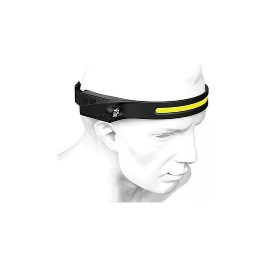 Linterna Frontal Led Brillante Luz Camping Lampara De Cabeza Linterna Negro Luz Blanco