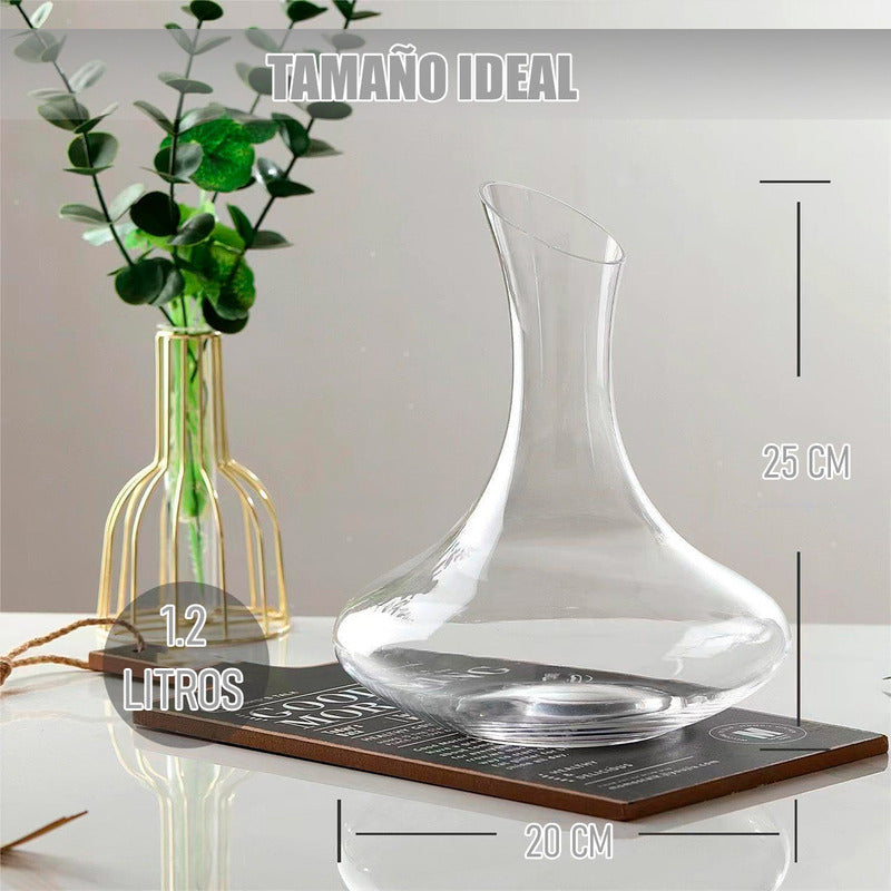 Decantador De Vino Aireador Vino Aireador De Vino 1.5 Litros Arcashopping Decantador Vino De Cristal Aireadores De Vino Resistentes Jarra Para Vino Decantador Vino De Vidrio