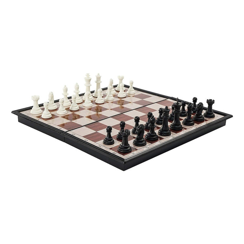 Tablero Ajedrez Magnético Plegable Juego De Ajedrez 30cm