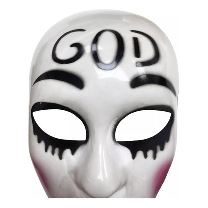 Mascara De Plastico La Purga God Mascara Adultos La Purga Arcashopping Máscara La Purga Diseño God Máscara De Halloween Disfraz