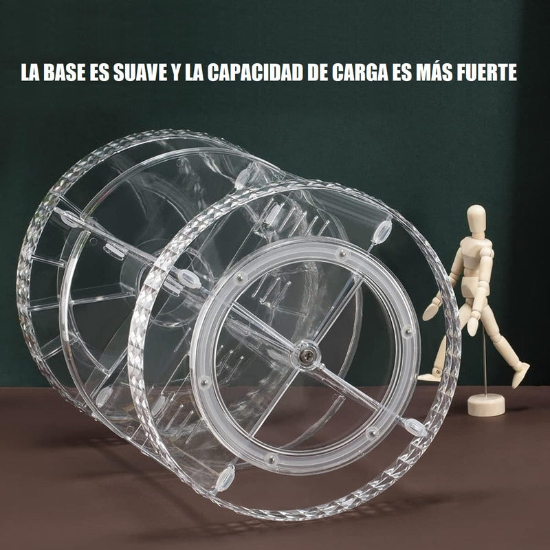 Organizador De Maquillaje Giratorio Organizador 360 Ajustabl