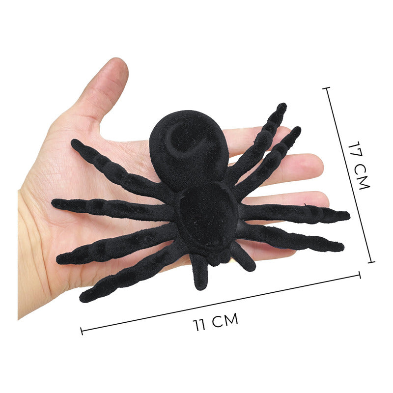 Pack X6 Araña Decoracion Halloween Araña Decorativa Fiestas