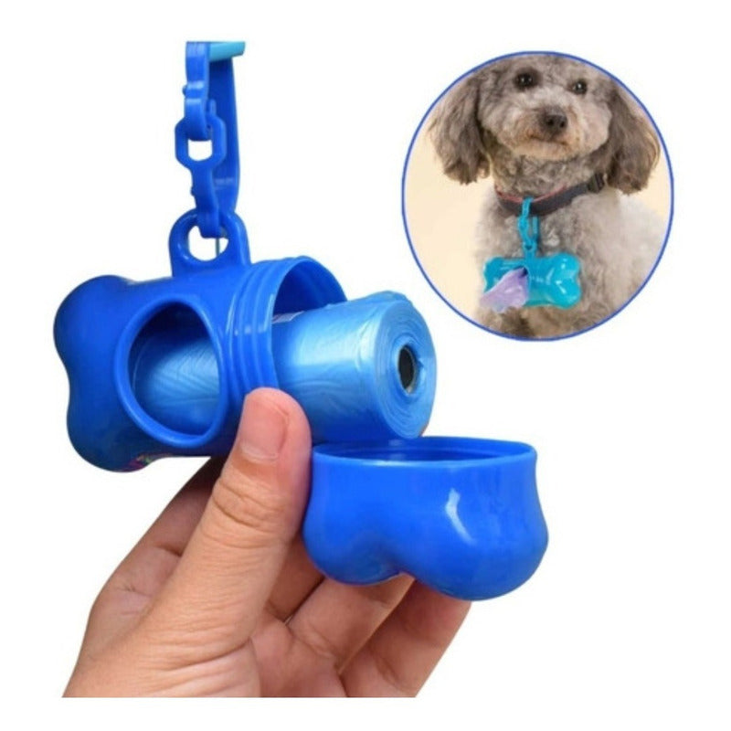 Pack Porta Bolsas Para Desechos Perros Bolsa Caca Mascotas