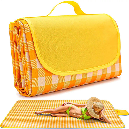 Manta Picnic Plegable Impermeable Naranja Y Amarillo Alfombra Cubrepiso Camping Manta Picnic Impermeable Arcashopping Alfombra Camping Manta Plegable Para Picnic Alfombra Lona Camping Impermeable