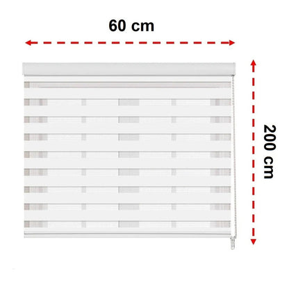 Cortinas Roller Dia Y Noche 60x200 Cortina Roller Duo Persia