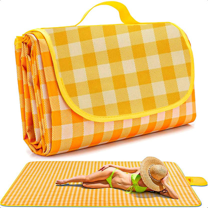 Manta Plegable Para Picnic Alfombra Lona Camping Impermeable