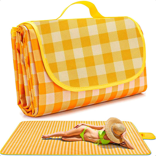 Manta Plegable Para Picnic Alfombra Lona Camping Impermeable