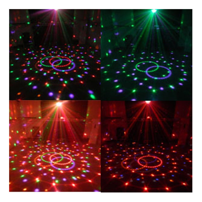 Bola Disco Luces Disco Luz Disco Led Discobola De Disco Gira