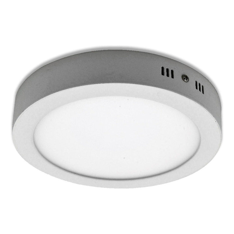 Foco Led Redondo Foco Led Sobrepuesto 18w Lamparas Techo Color Blanco