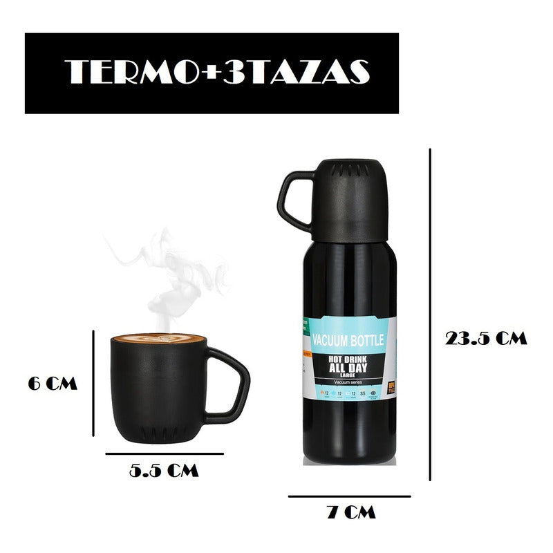 Termo Para Agua Caliente Termo De Agua Termo 3 Tazas 600 Ml