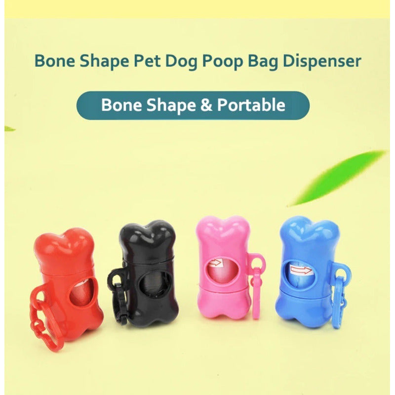 Pack Porta Bolsas Para Desechos Perros Bolsa Caca Mascotas