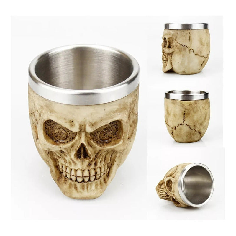 Vasos Shot Shoperos Cerveceros Taza Calavera Vaso Shopero