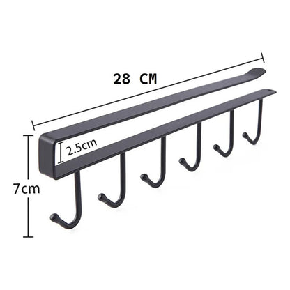 Soporte Colgador Cocina Colgador Tazas Soporte Metal Ganchos