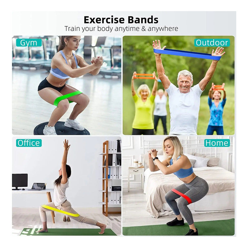 Bandas De Ejercicio Bandas Elasticas De Resistencia Kit Band