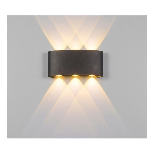 Lampara Led Focos Exteriores Pared 6w Luz Cálida 3500k