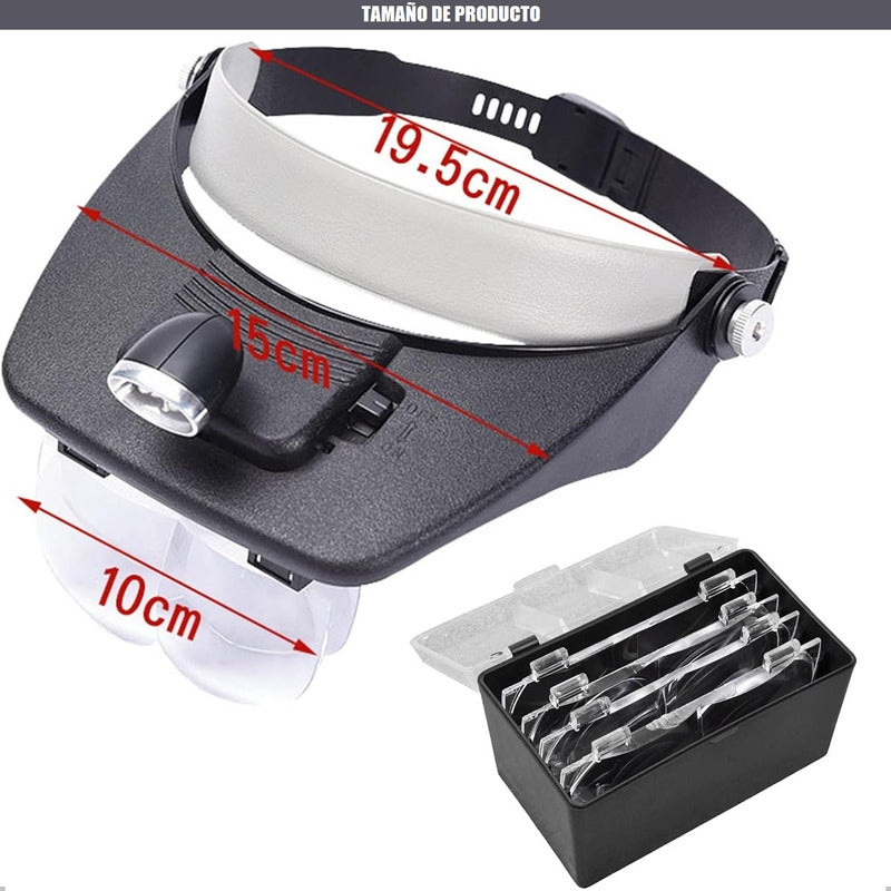 Lentes Lupa Lupa Led Lupa Vicera Con Luz Led Lupas Amplifica