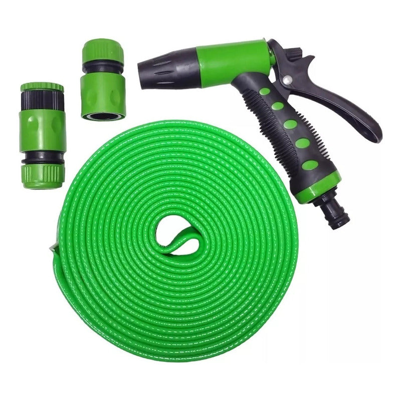 Manguera Jardinera Para Riego Manguera Plana Reforzada 15m
