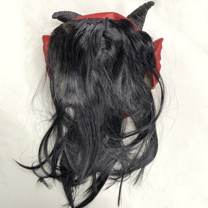 Máscara De Látex Demonio Máscara De Terror Halloween Disfraz