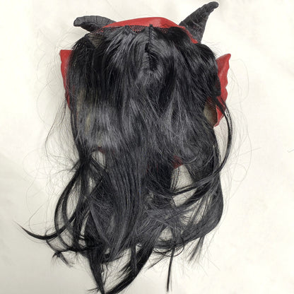 Máscara De Látex Demonio Máscara De Terror Halloween Disfraz