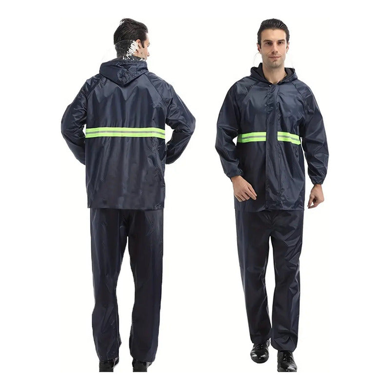 Traje Lluvia Impermeable Trajes De Agua Impermeable 2 Pcs