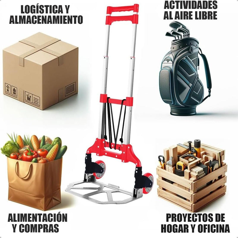 Carro De Carga Yeguas Carro De Compras Yegua Plegable 80 Kg