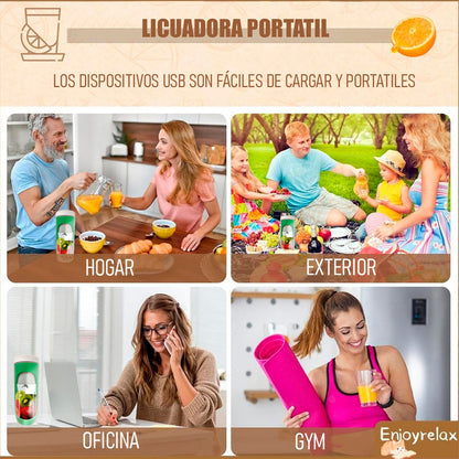 Licuadora Portatil Batidora Portatil Usb Juguera Batidora