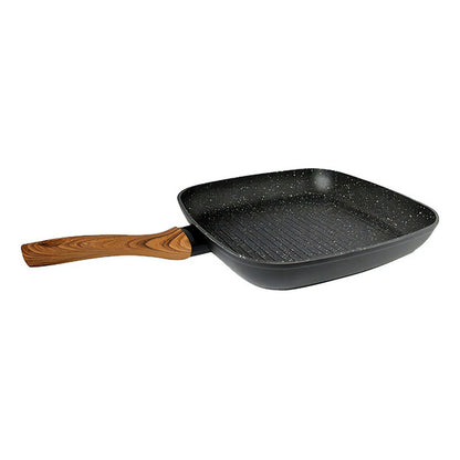 Sarten Grill Antiadherente Granite 28cm Keep Color Negro