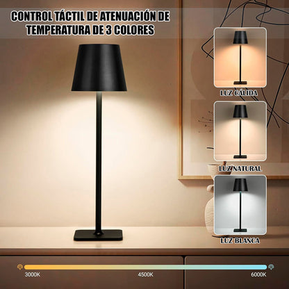 Lampara De Noche Lampara De Mesa Lampara Metalica Led Wayu Arcashopping Lampara De Noche Lampara Para Velador Lamparas Velador Lamparas Led Recargables Wayu Lampara Escritorio Led