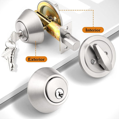 Pack X2 Cerradura Chapa Para Puertas Chapa De Seguridad