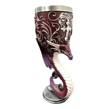 Copa Caliz Medieval Copa Vikingo Copa Gotica Resina Y Acero