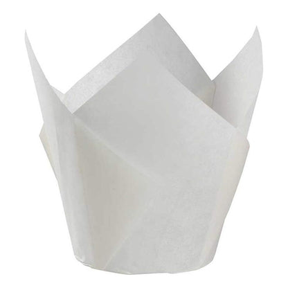 Pack 24 Capsulas De Papel Para Muffins Tulipán Molde Cupcake