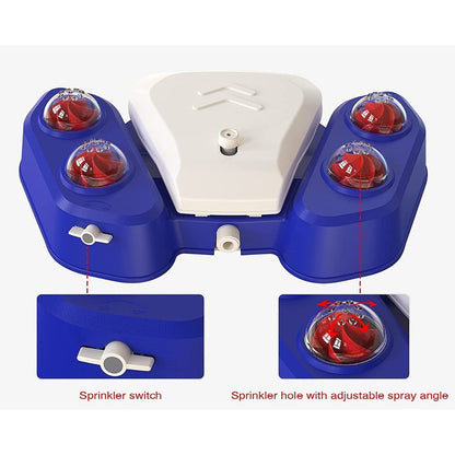 Fuente De Agua Para Mascota Rociador Dispensador Agua Perros