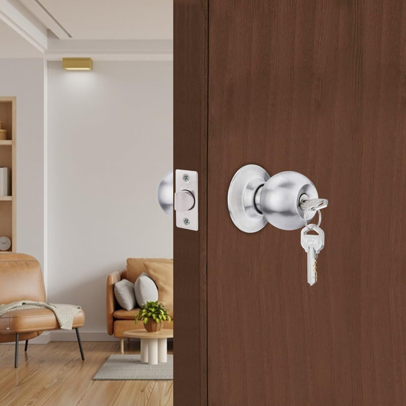 Cerradura Chapa Para Puertas Chapa Dormitorio Cerradura Baño