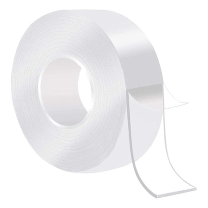 Pack X2 Cinta Doble Contacto Cinta Doble Faz Cinta Magica 5m Color Transparente
