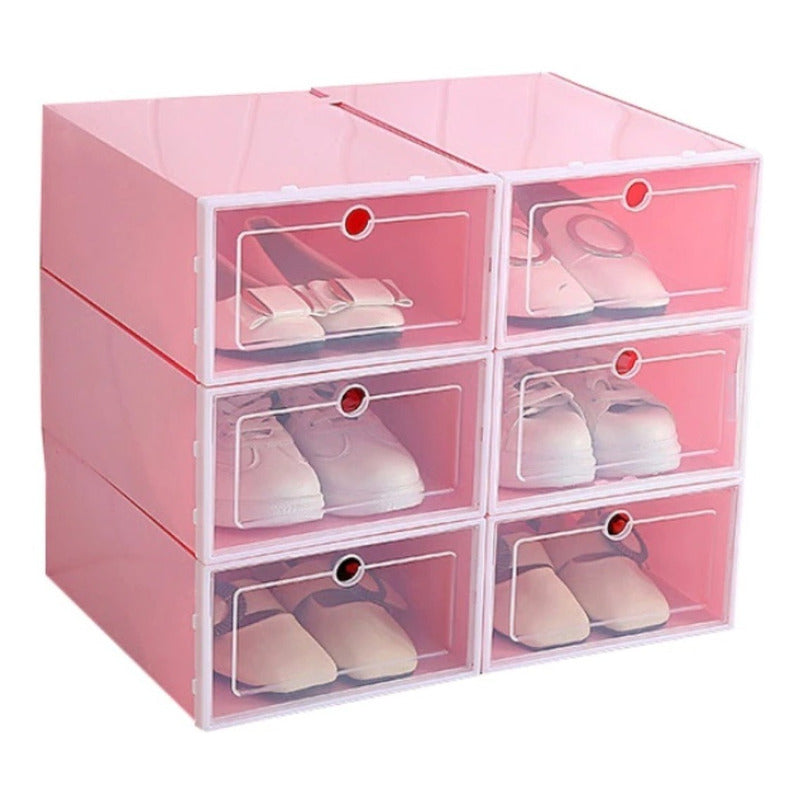 Pack X6 Organizador De Zapatos Armables Ahorra Espacio