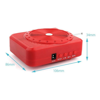 Megafono Amplificador Multi-funcion  Mp3 Usb Auricular Radio