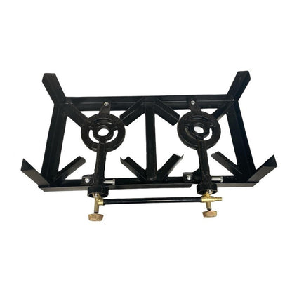 Fogon Doble Fogon Gas Fogón 2 Platos + Kit De Instalación
