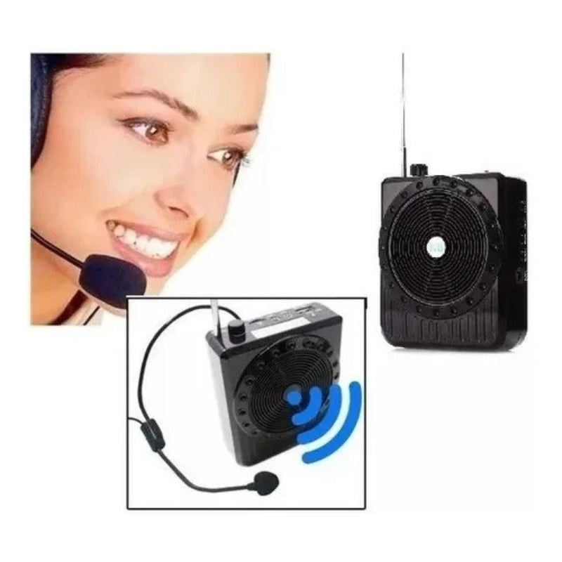 Megafono Amplificador Multi-funcion  Mp3 Usb Auricular Radio