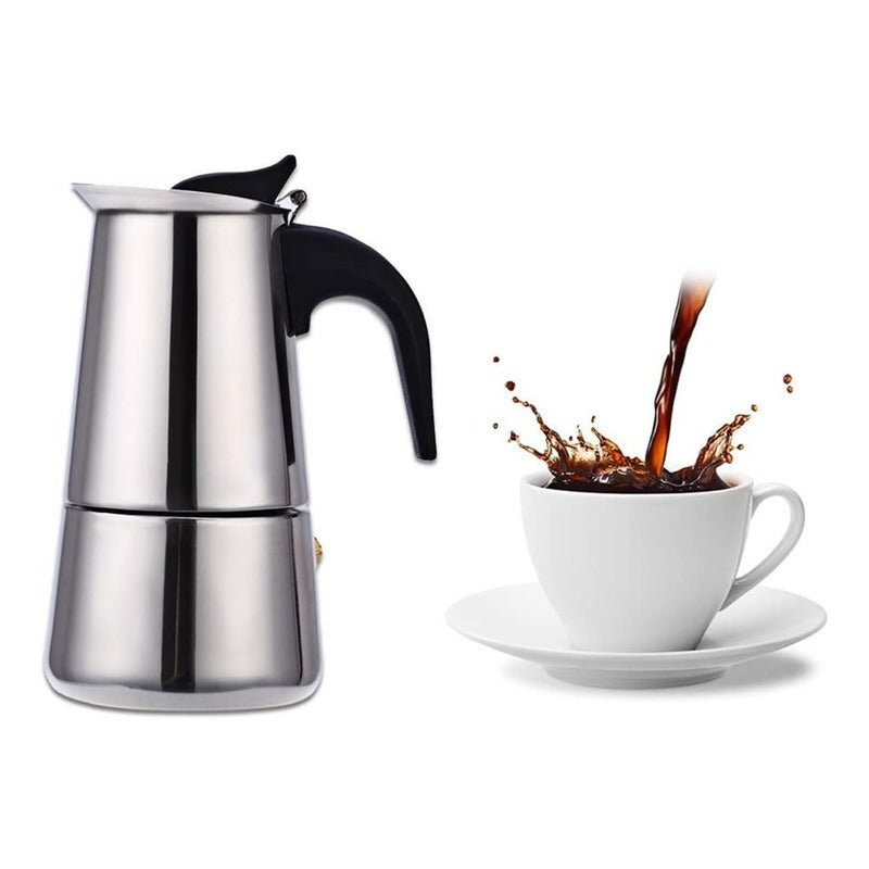 Cafetera Italiana Inoxidable Cafetera Espresso 9 Tazas Coffe