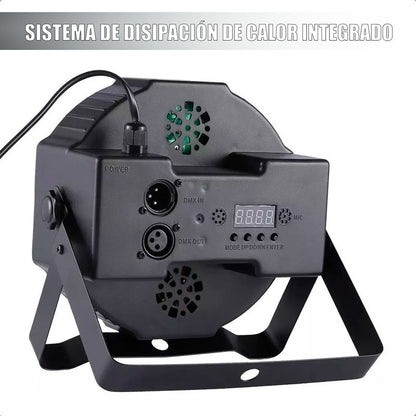 Luz Elestrodoscopica De Fiesta Luz Robotica Led 36 Led Dj