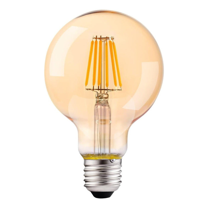 Ampolleta G125 Led Bombilla Incandescente Retro 6w 2700k