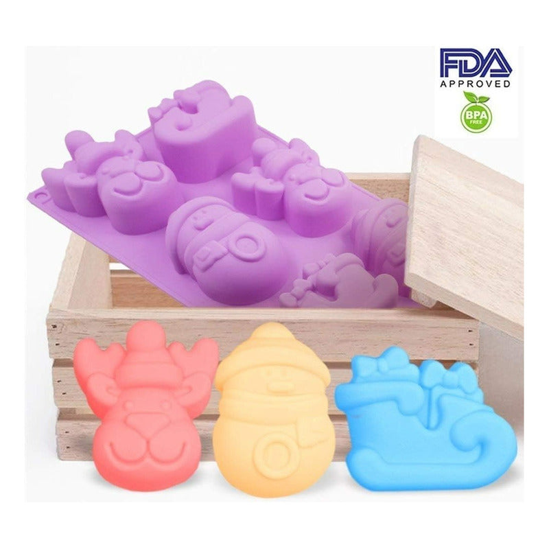 Moldes De Silicona Moldes De Pascua Molde Navidad Trineo Ren