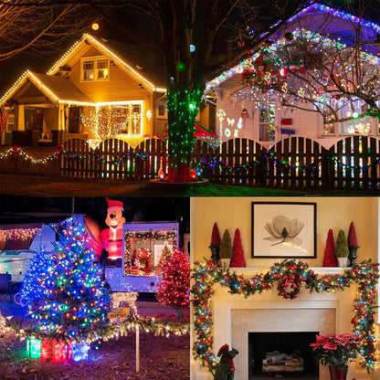 Pack X2 Luces Navideñas Solares Luces Led Solar Luces Navida